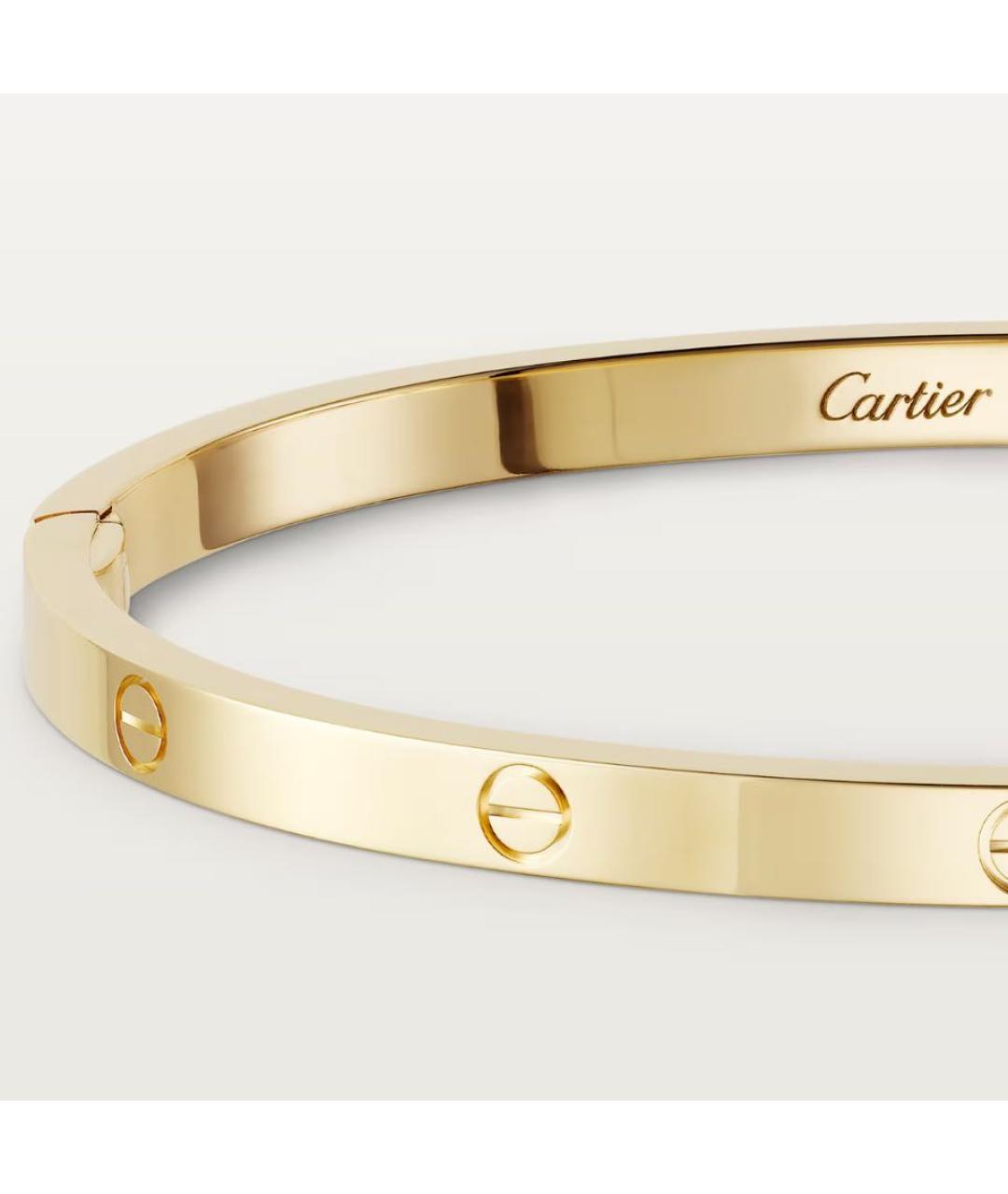 CARTIER Золотой браслет из желтого золота, фото 3