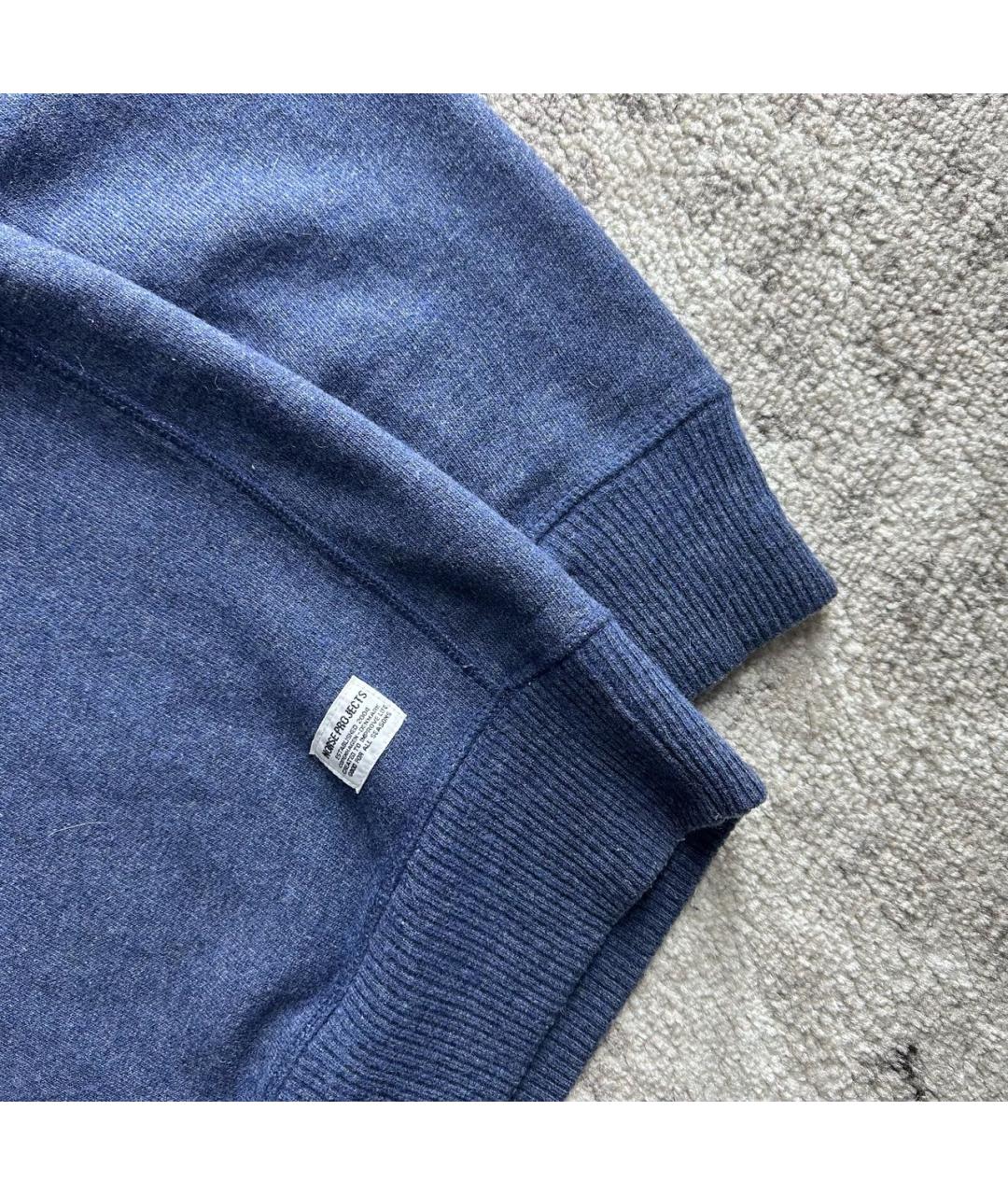 NORSE PROJECTS Темно-синий шерстяной джемпер / свитер, фото 5