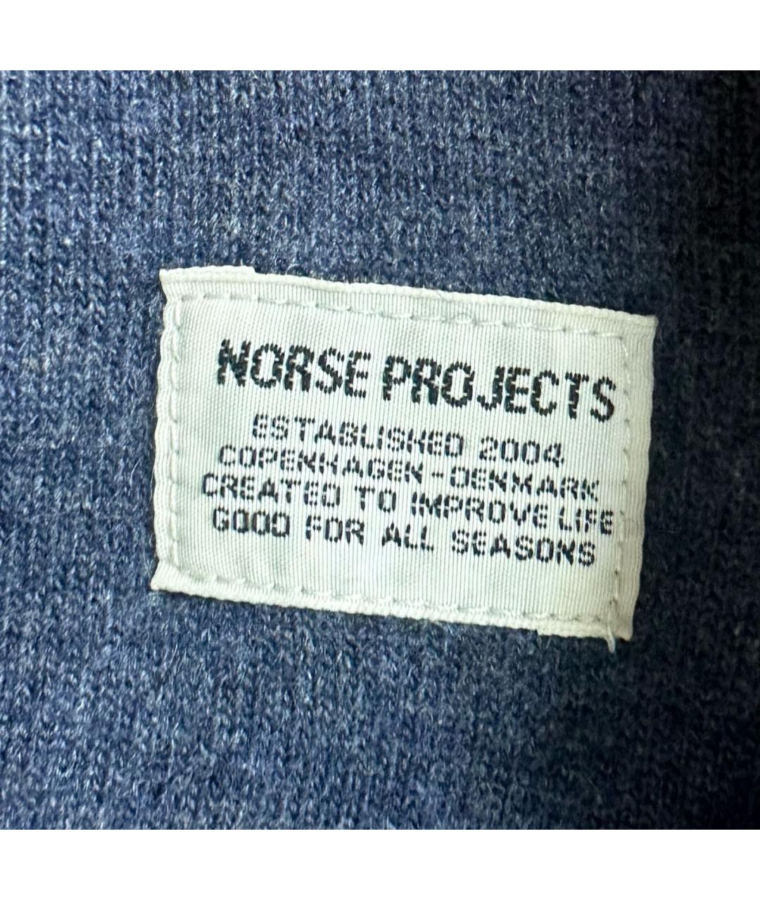 NORSE PROJECTS Темно-синий шерстяной джемпер / свитер, фото 4