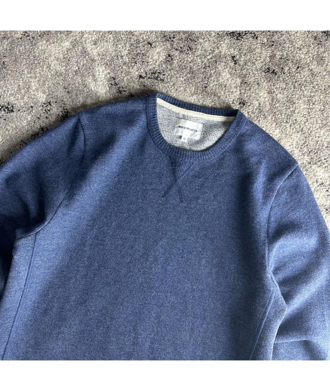 NORSE PROJECTS Темно-синий шерстяной джемпер / свитер, фото 2