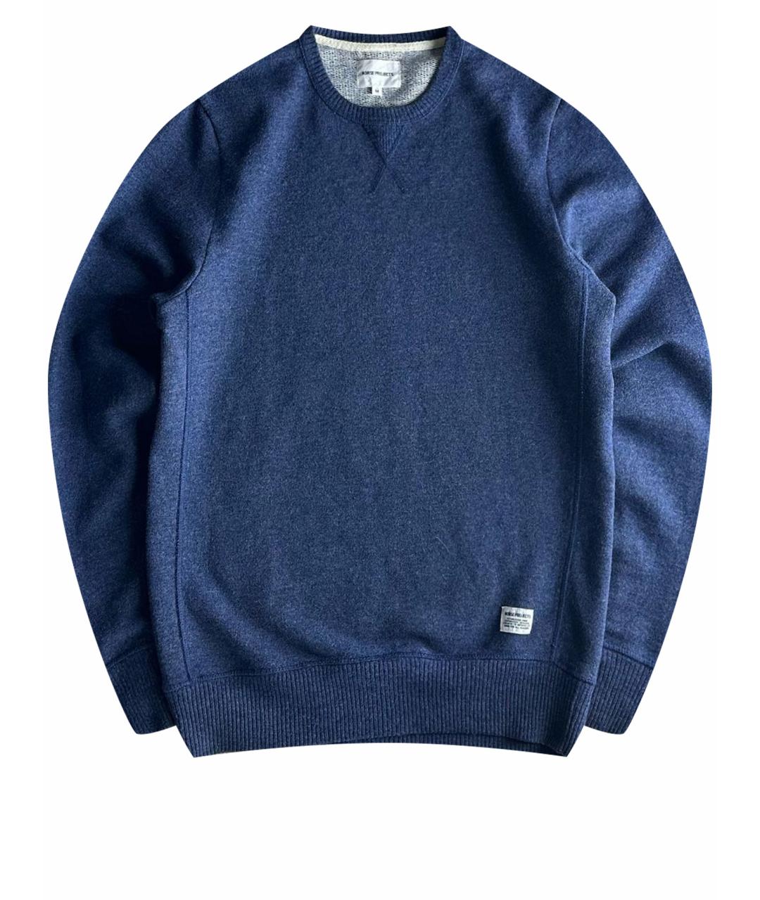 NORSE PROJECTS Темно-синий шерстяной джемпер / свитер, фото 1