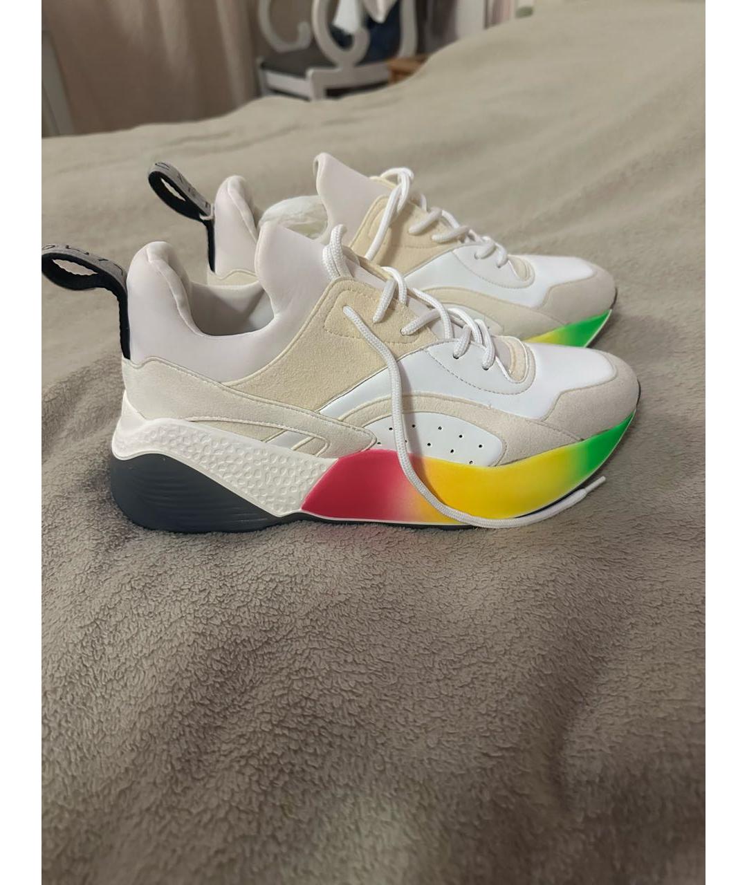 STELLA MCCARTNEY Белые кроссовки, фото 2