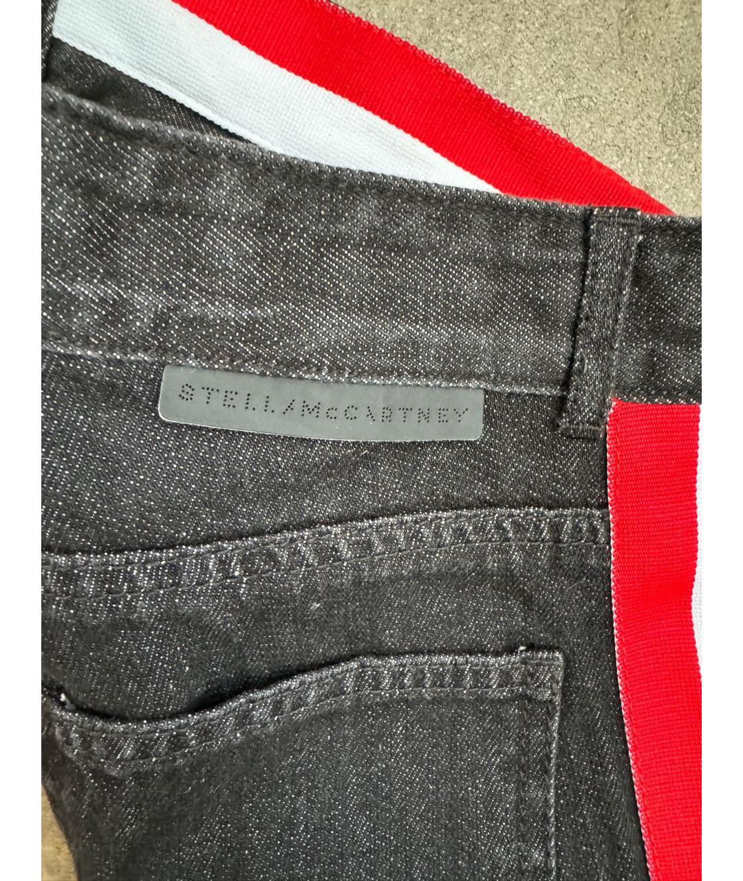 STELLA MCCARTNEY Черные хлопковые детские джинсы, фото 5