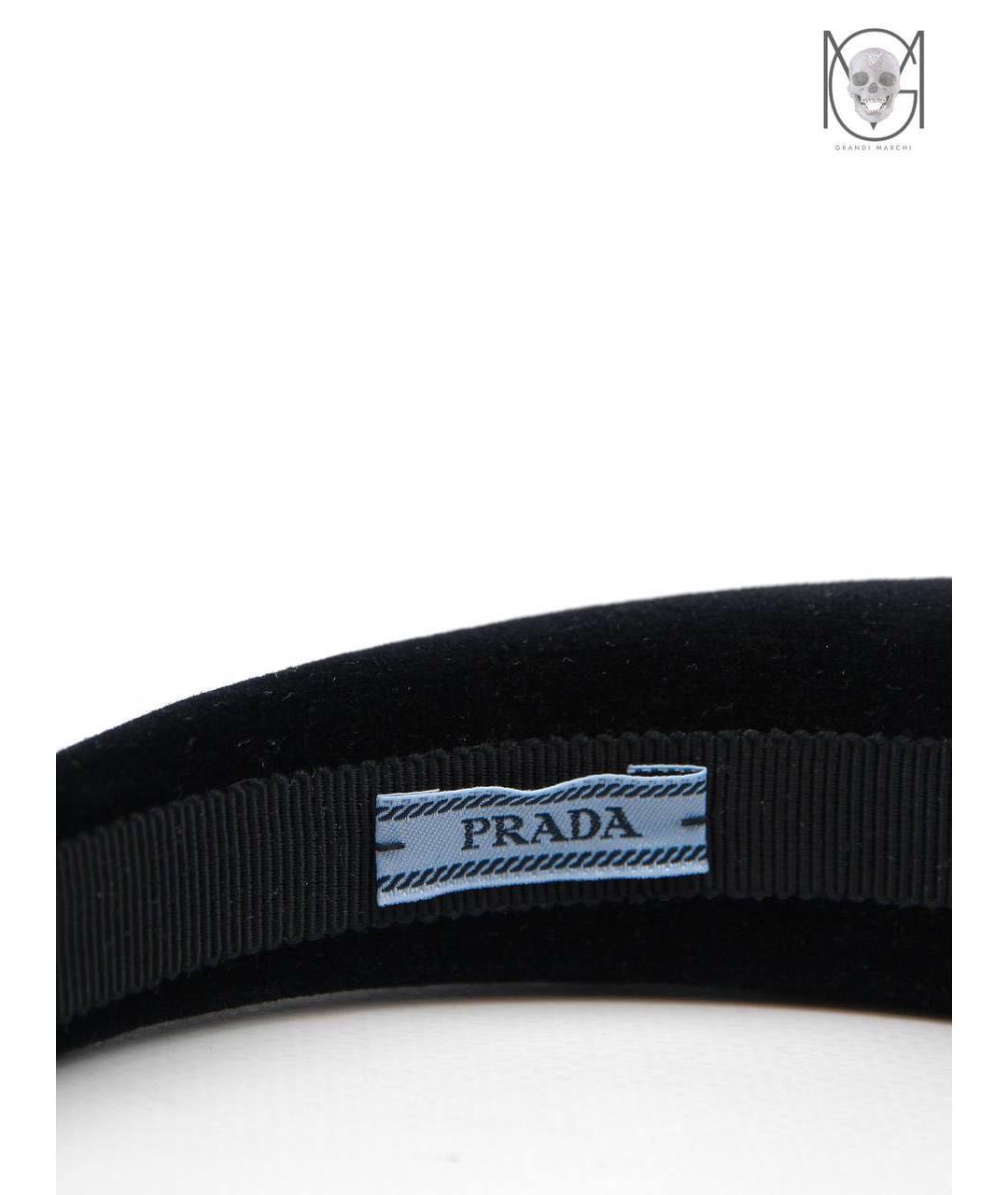 PRADA Черный ободок, фото 8