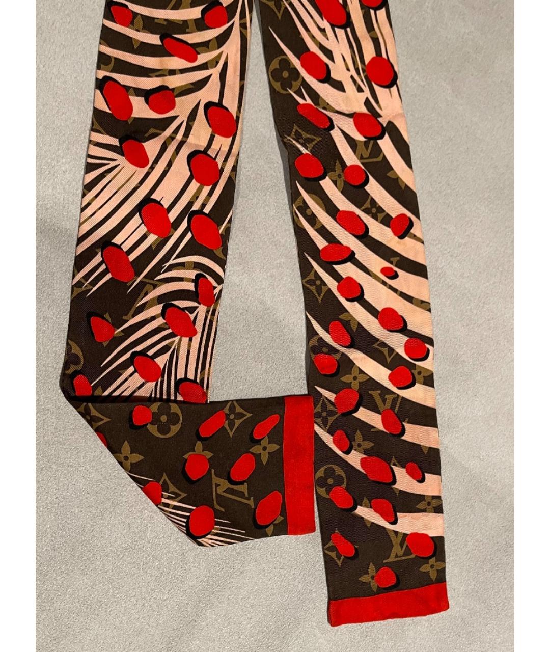 LOUIS VUITTON PRE-OWNED Красный платок, фото 5