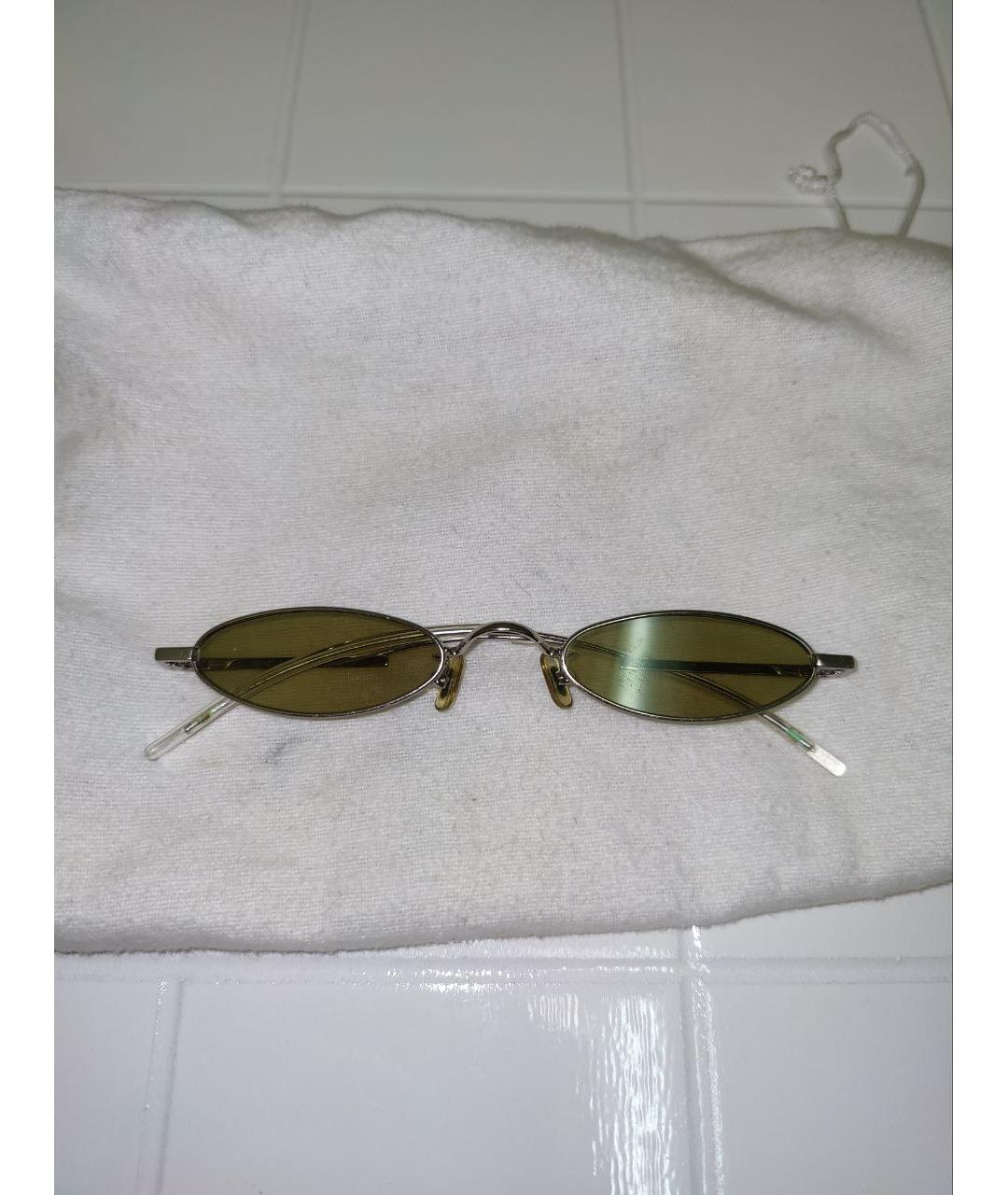 GENTLE MONSTER Зеленые металлические солнцезащитные очки, фото 2