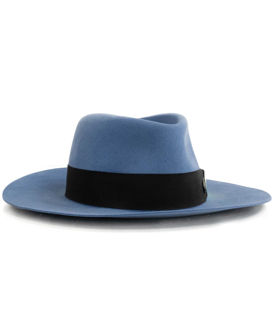 MAISON MICHEL Голубая шляпа, фото 1