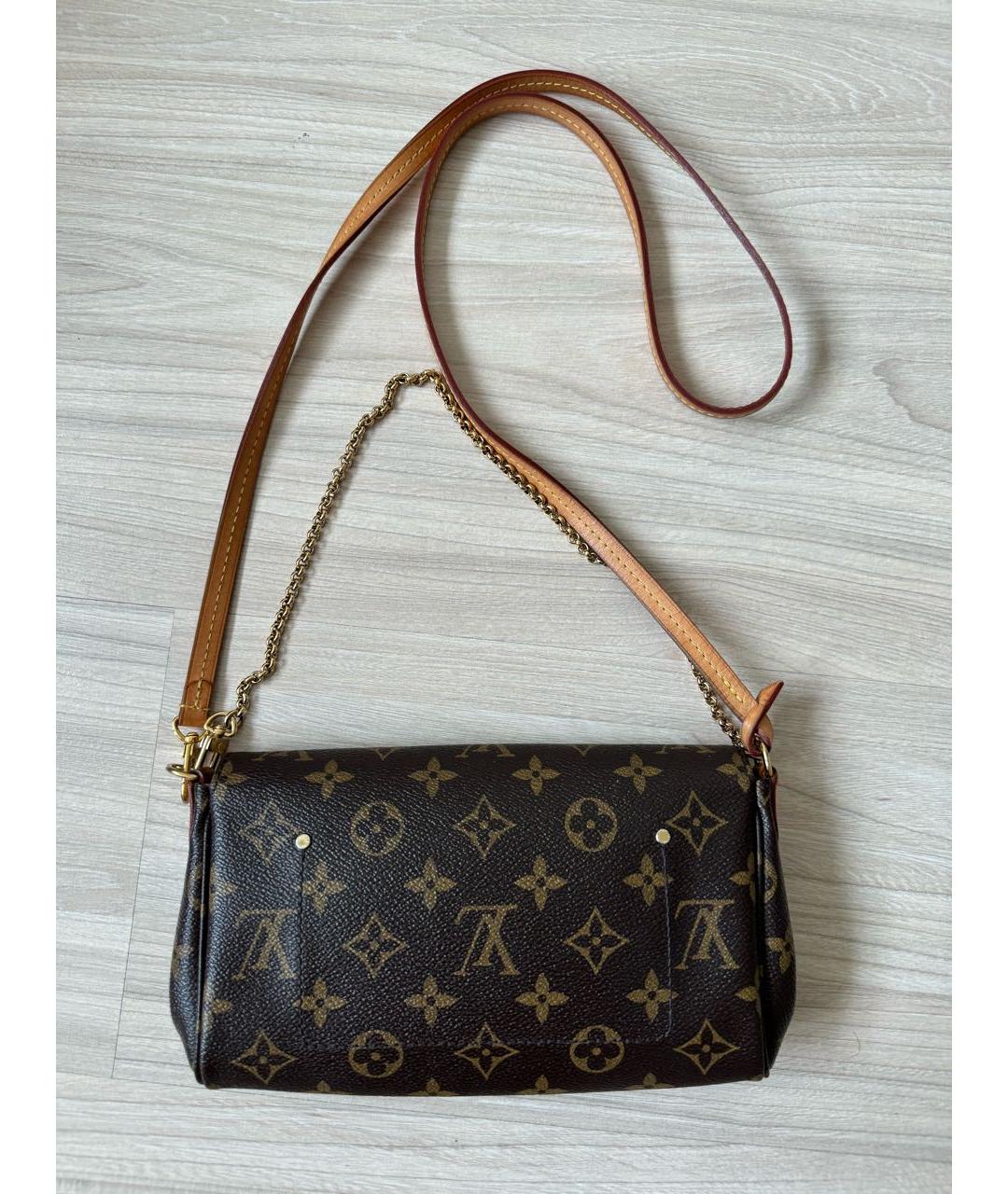 LOUIS VUITTON Коричневая сумка через плечо, фото 2