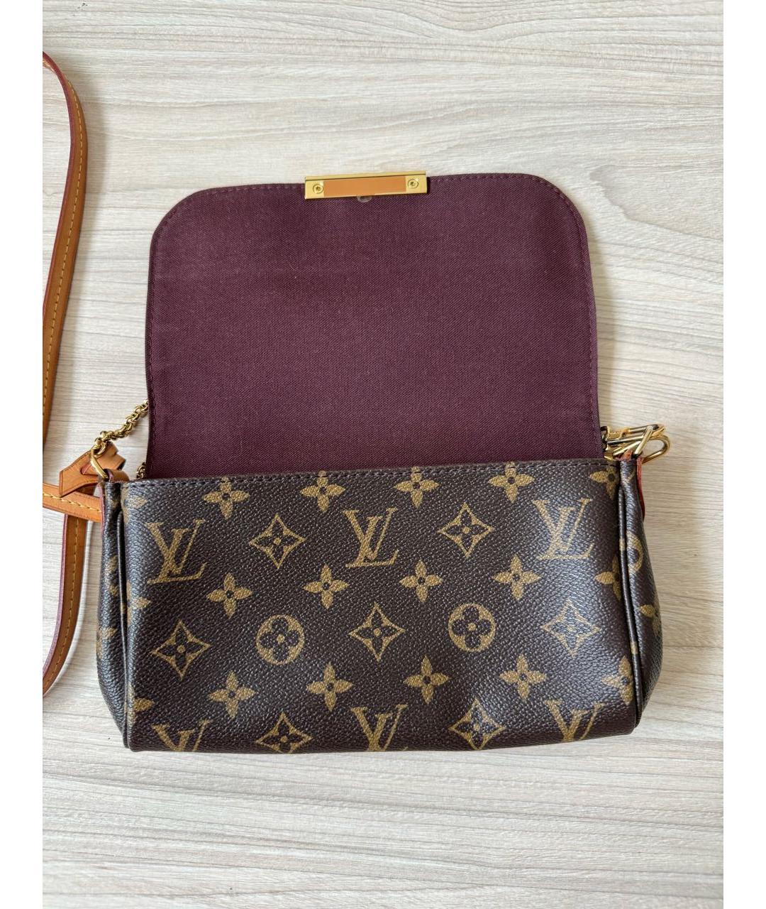 LOUIS VUITTON Коричневая сумка через плечо, фото 7