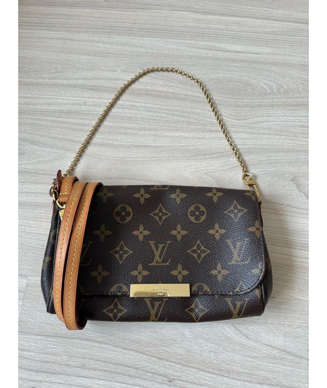 LOUIS VUITTON Коричневая сумка через плечо, фото 9
