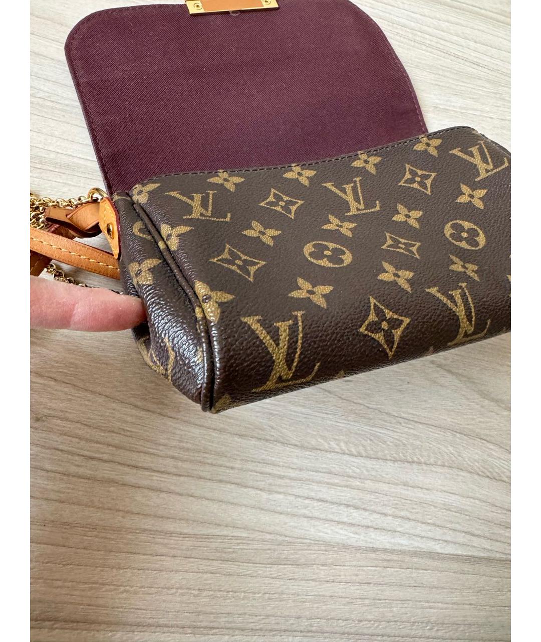 LOUIS VUITTON Коричневая сумка через плечо, фото 6