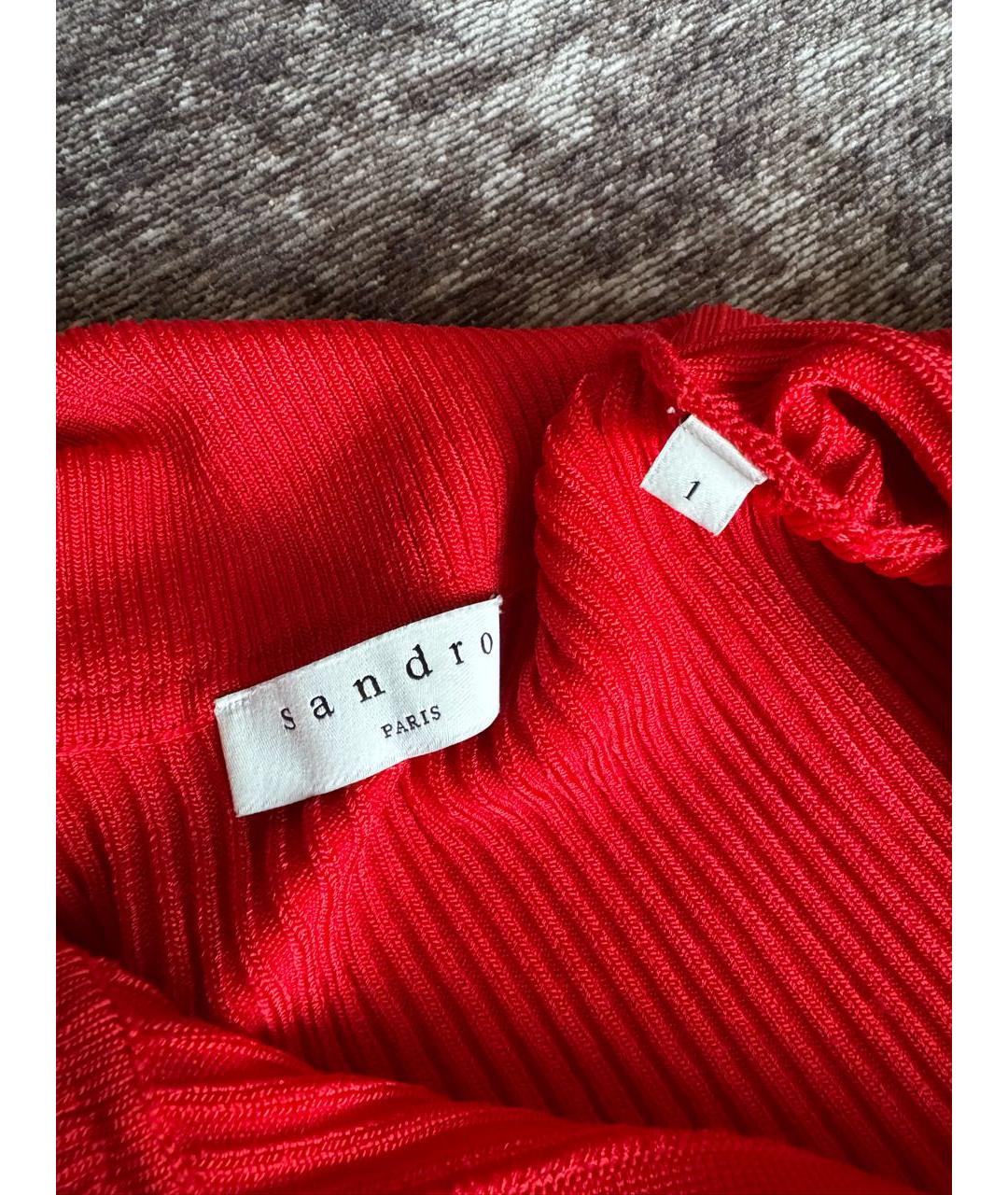 SANDRO Красный джемпер / свитер, фото 6