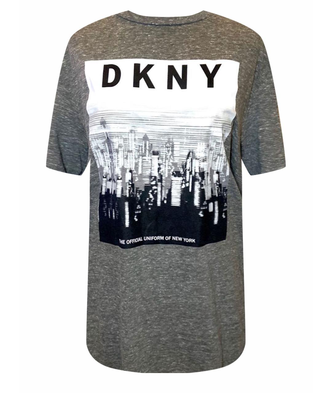 DKNY Серая футболка, фото 1