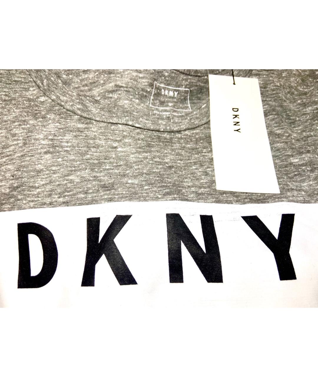 DKNY Серая футболка, фото 5