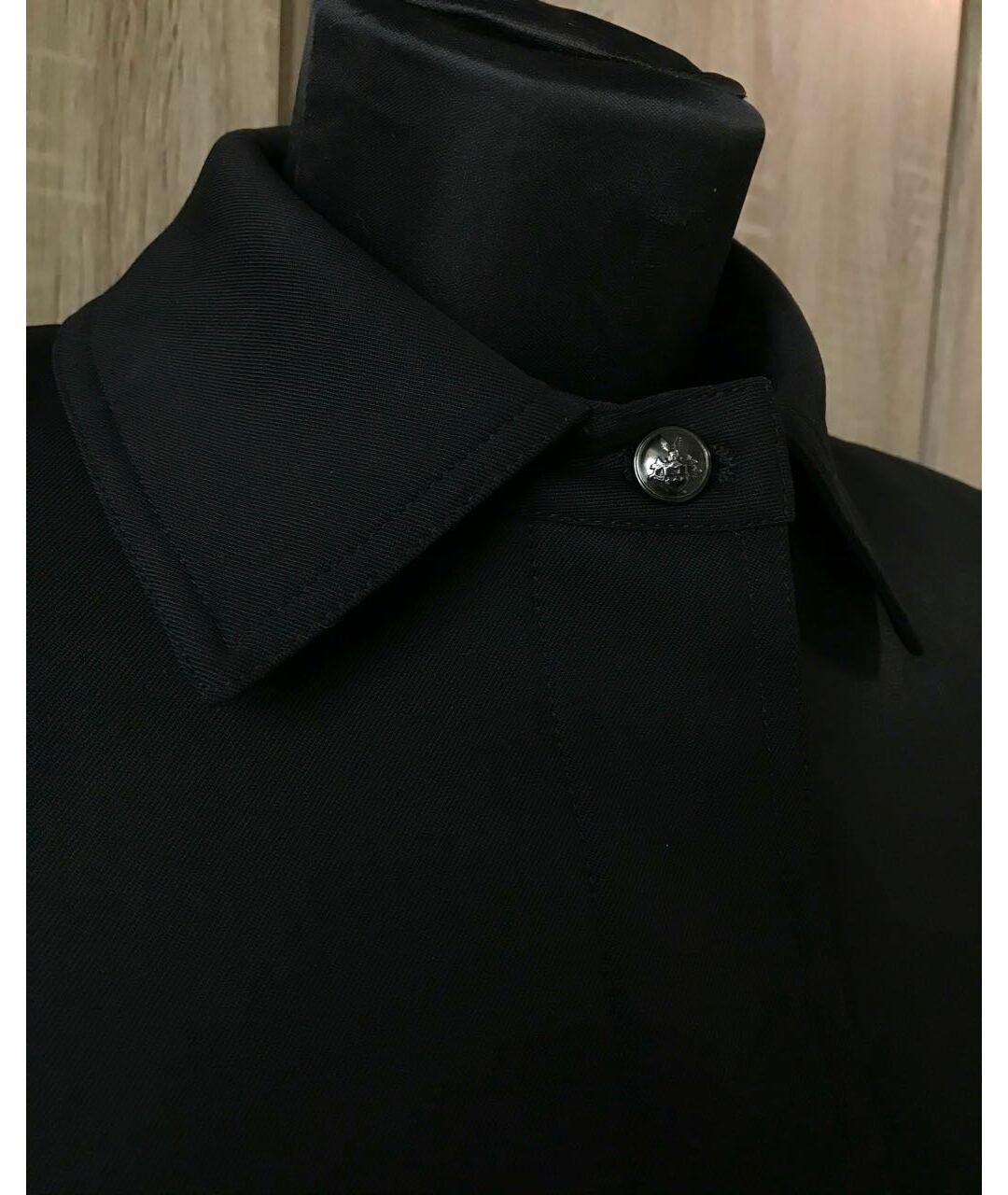 BALLY Черное шерстяное пальто, фото 5