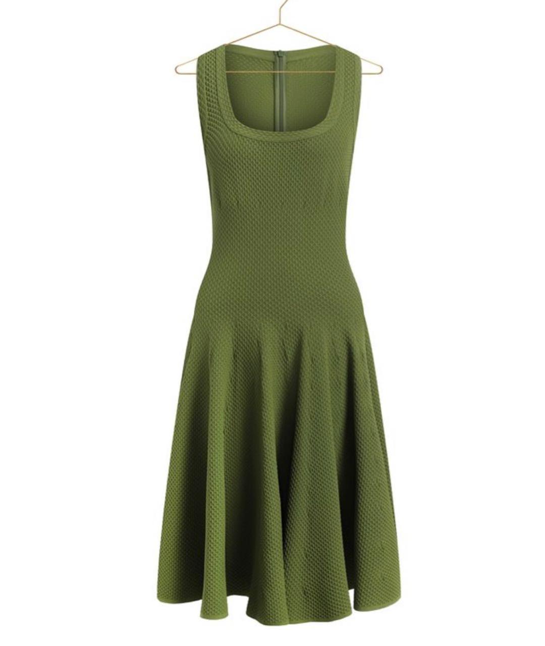 ALAIA Зеленые повседневное платье, фото 5