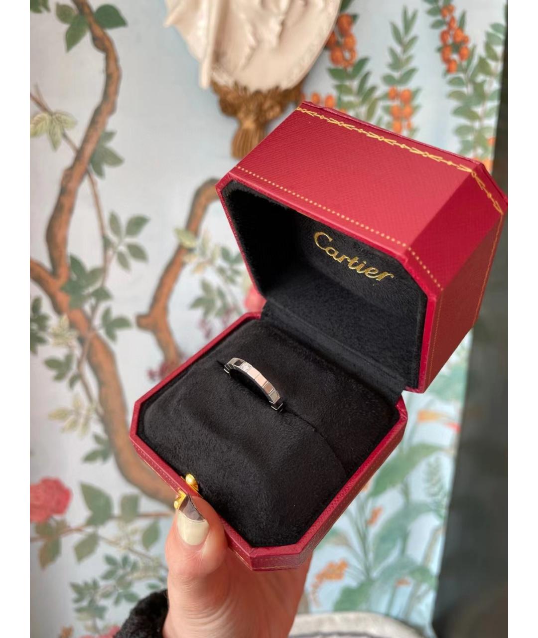 CARTIER Серебряное кольцо из белого золота, фото 2