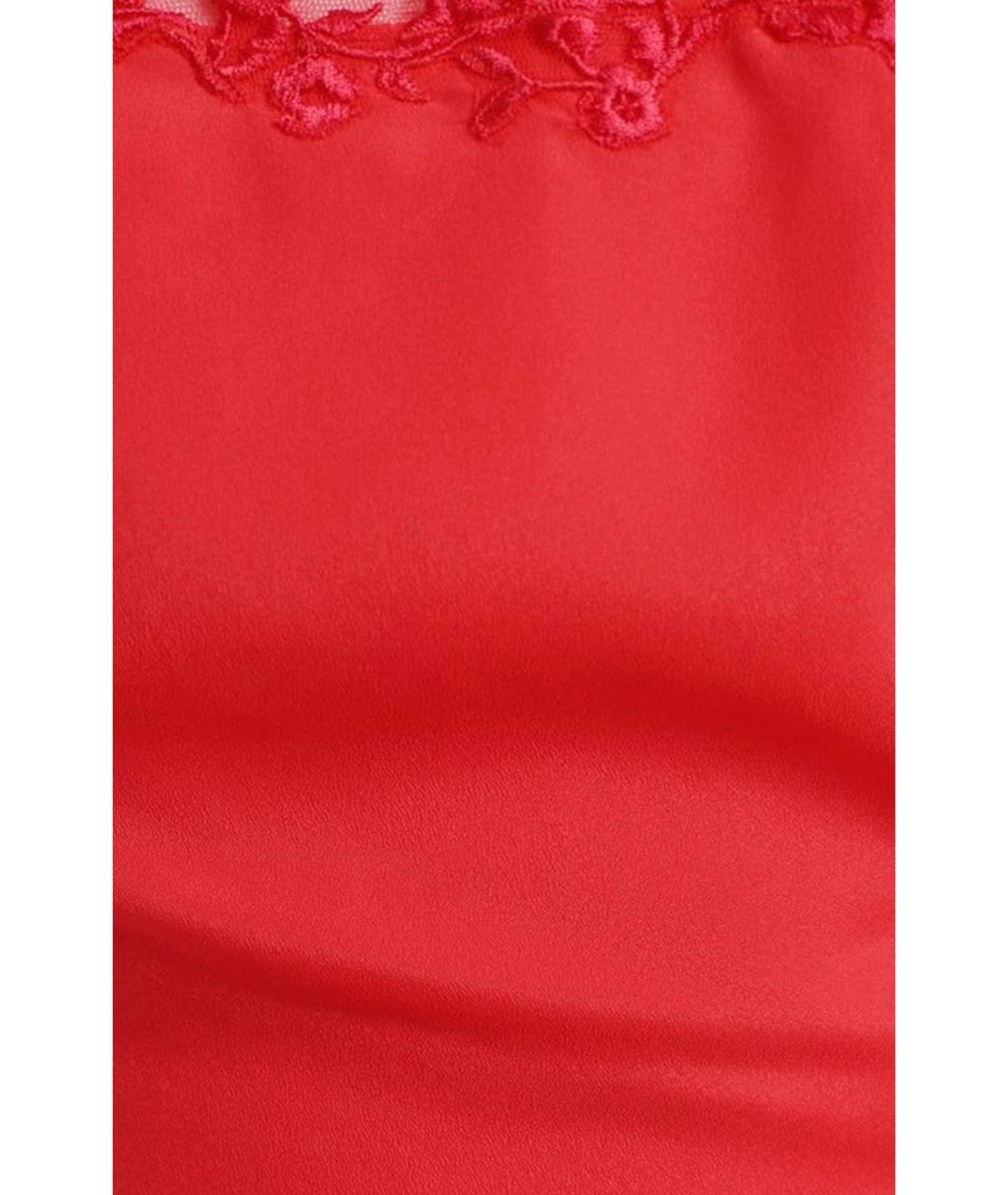 ERMANNO SCERVINO Красное полиэстеровое коктейльное платье, фото 3
