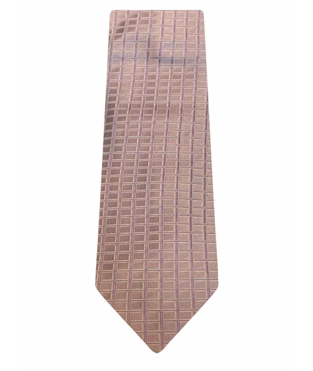 GUY LAROCHE Розовый шелковый галстук, фото 1