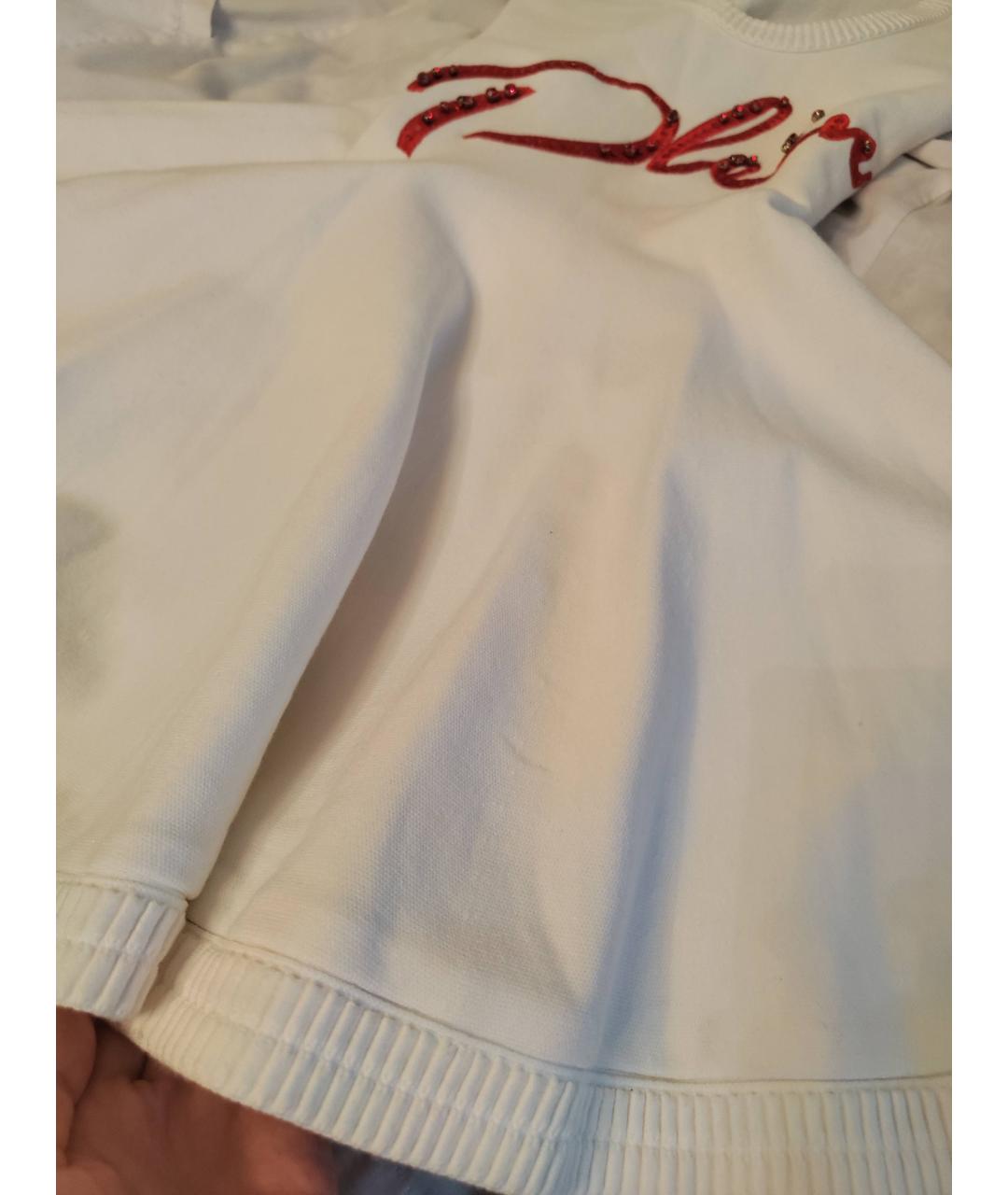 PHILIPP PLEIN Белое вискозное повседневное платье, фото 4