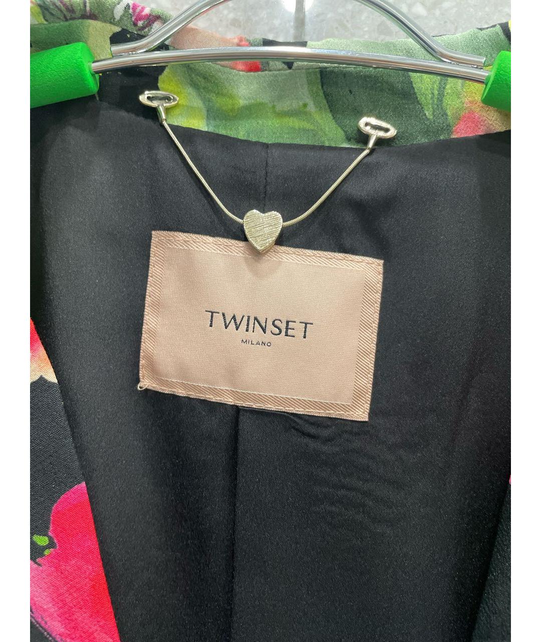 TWIN-SET Мульти вискозный жакет/пиджак, фото 3