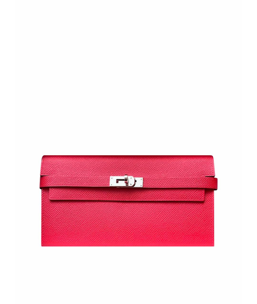 HERMES PRE-OWNED Красный кожаный кошелек, фото 1