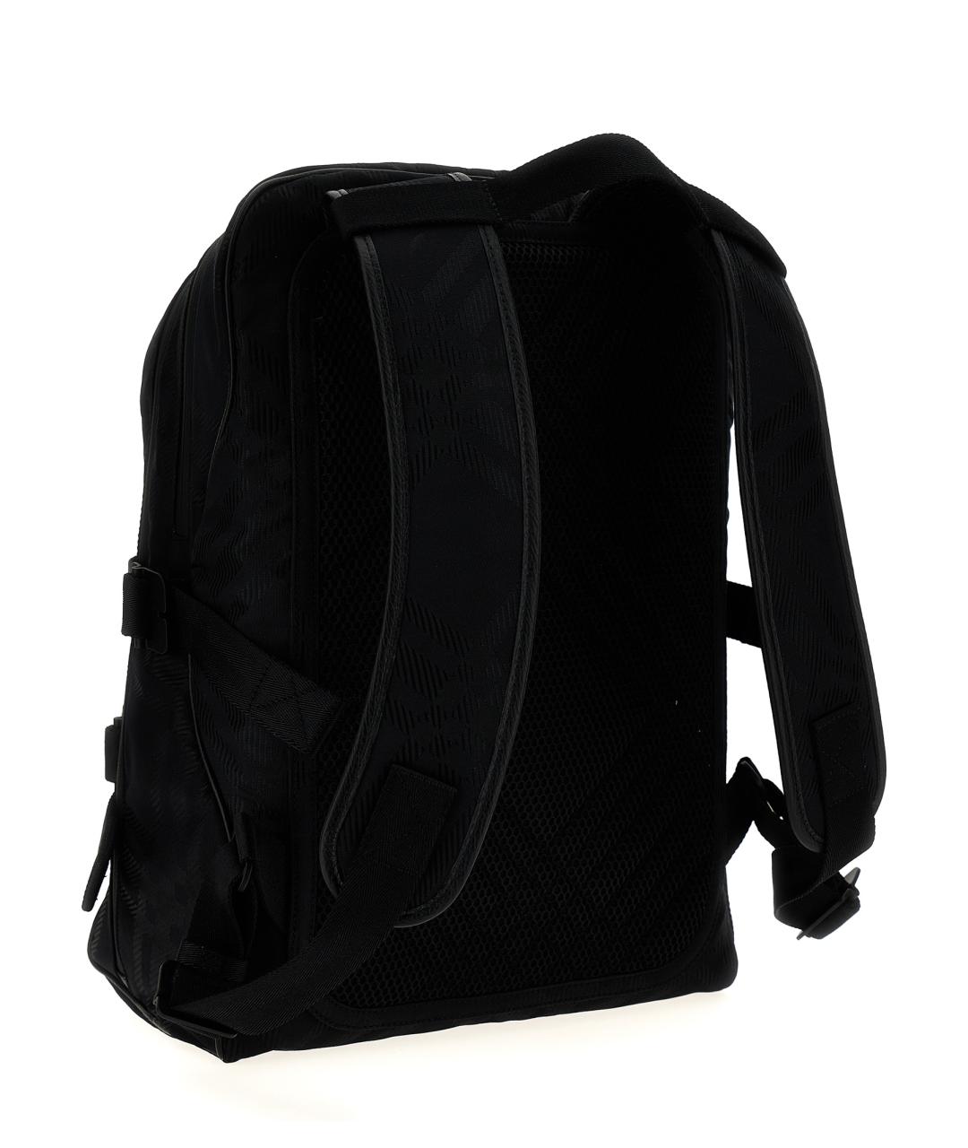 BURBERRY Черный синтетический рюкзак, фото 2