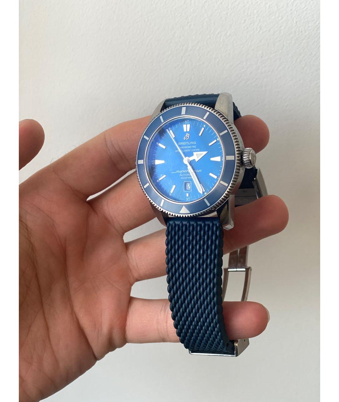 BREITLING SUPEROCEAN Синие часы, фото 3