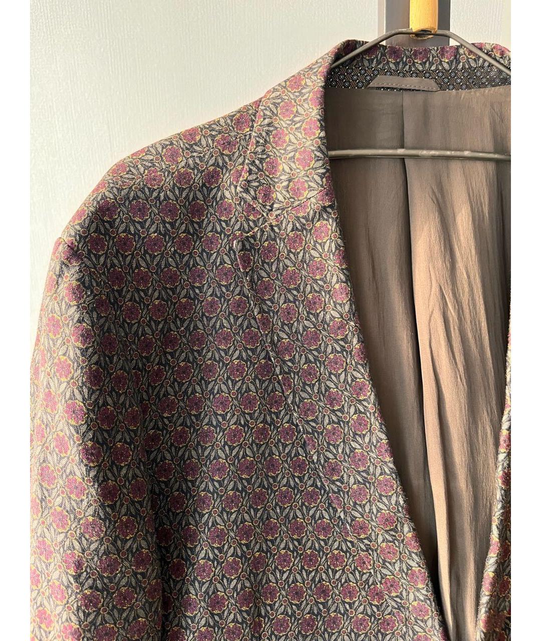 ETRO Мульти льняной пиджак, фото 3