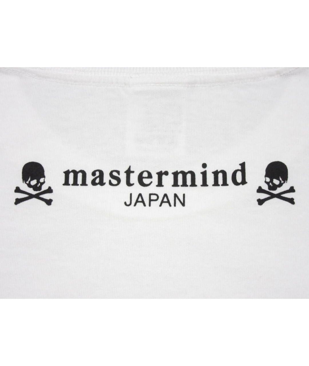 MASTERMIND JAPAN Белая хлопковая футболка, фото 4