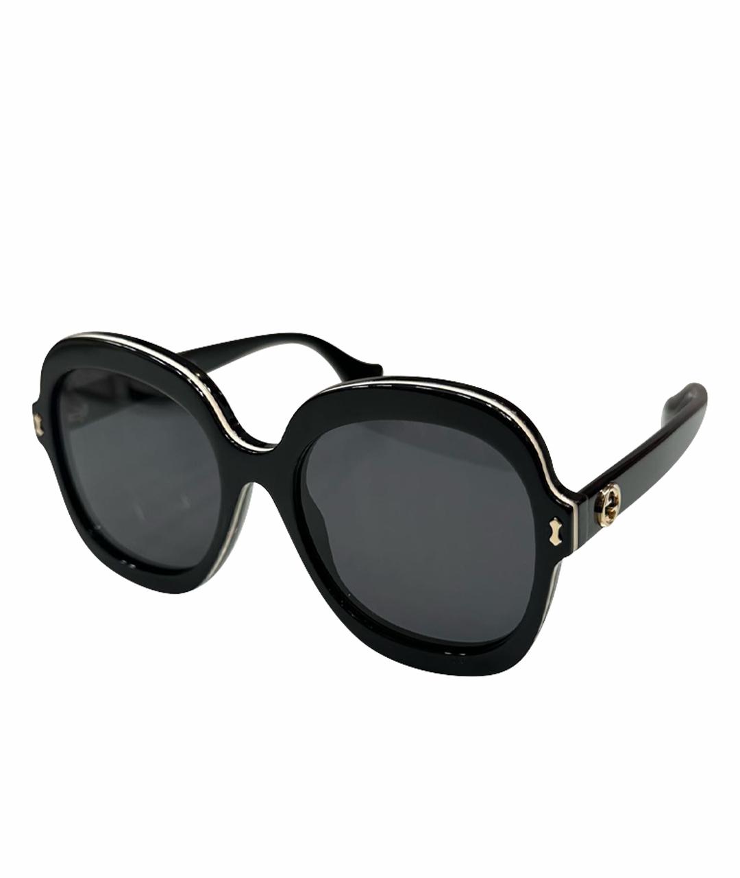 GUCCI Черные солнцезащитные очки, фото 1