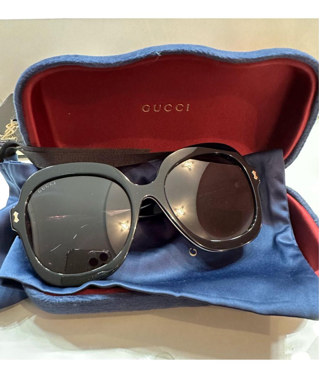 GUCCI Черные солнцезащитные очки, фото 6
