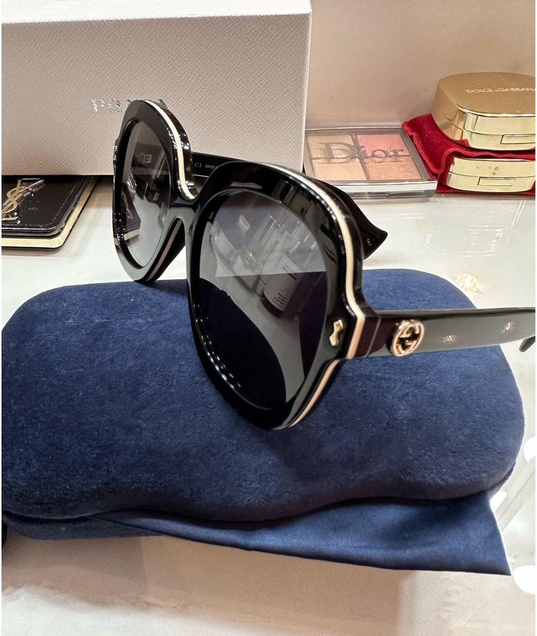 GUCCI Черные солнцезащитные очки, фото 5