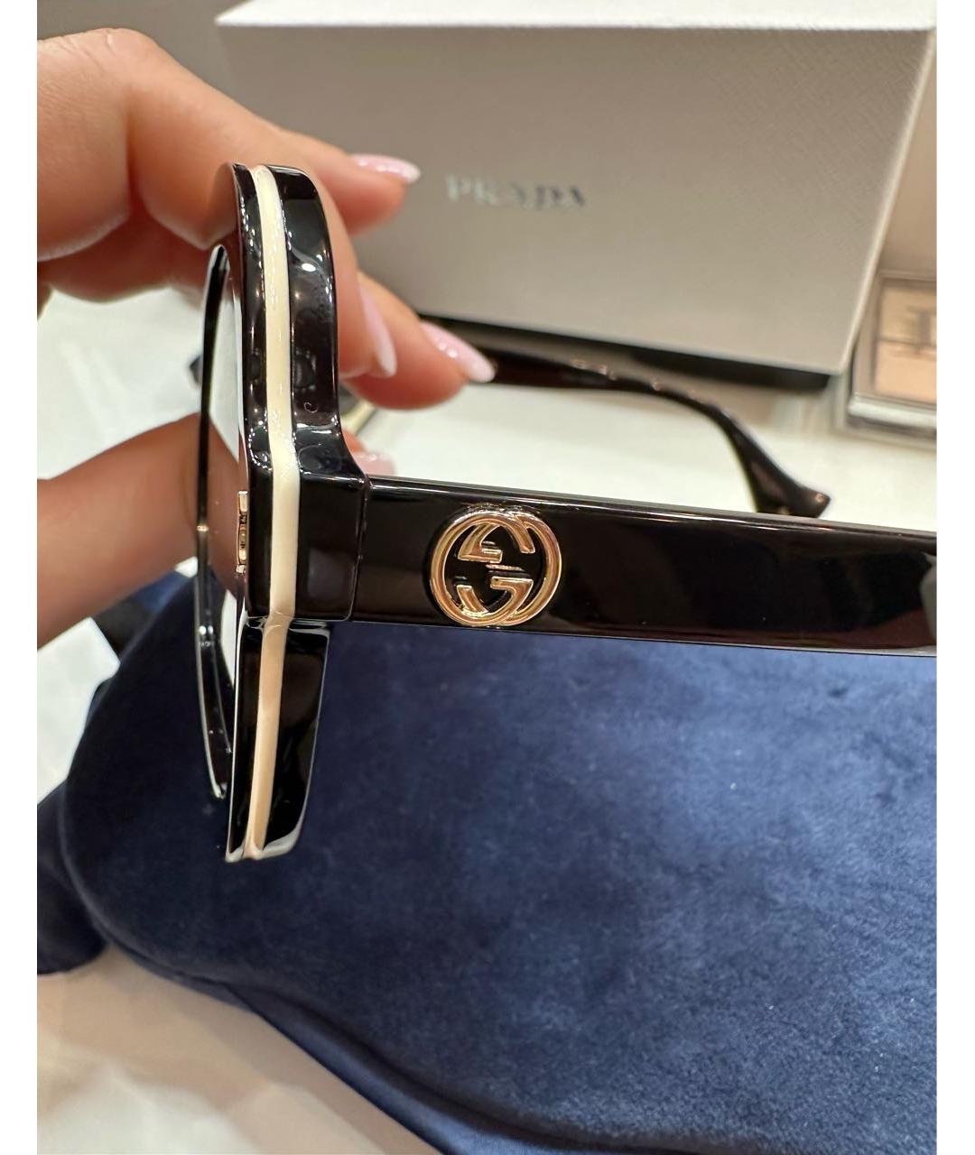 GUCCI Черные солнцезащитные очки, фото 3