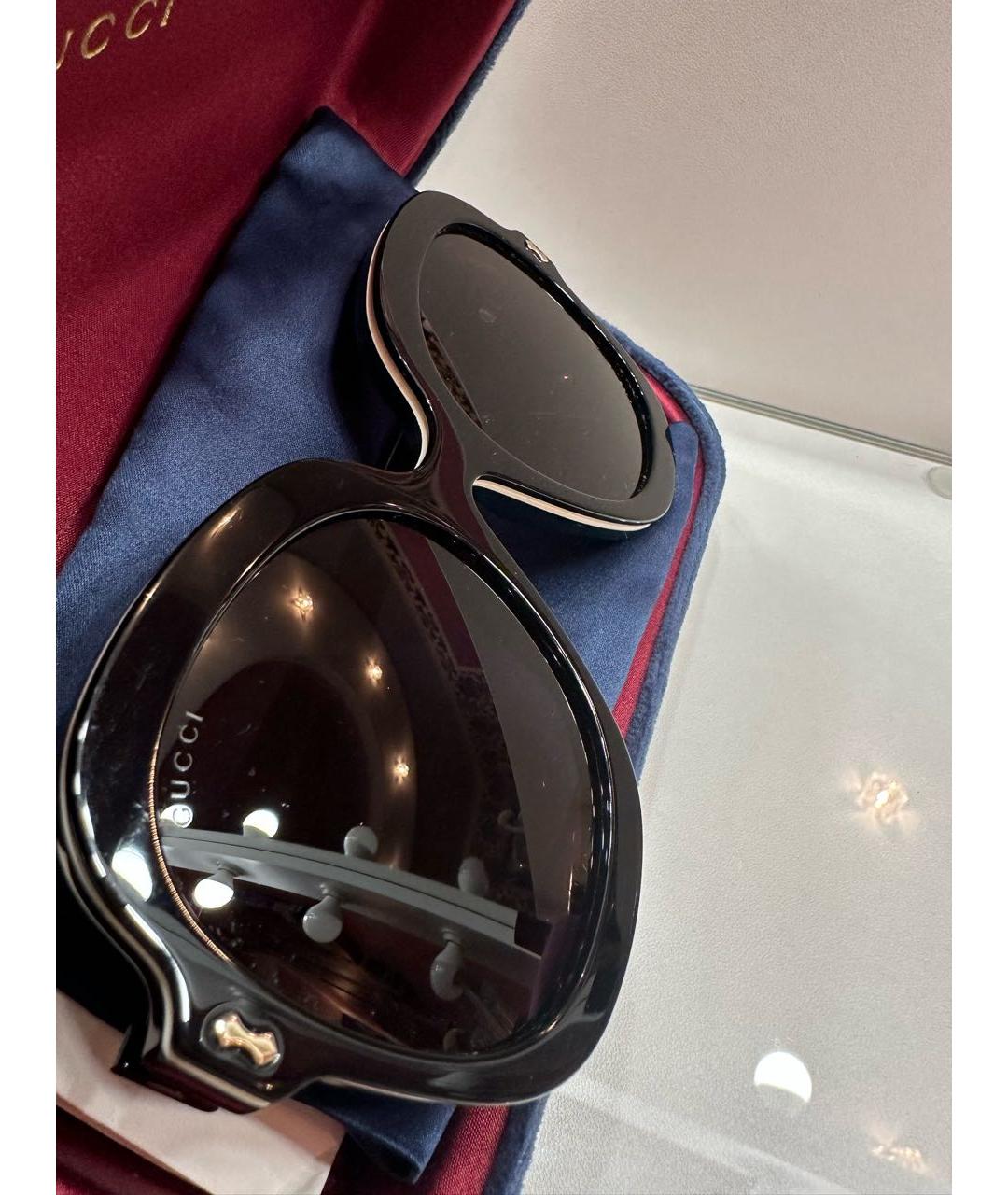 GUCCI Черные солнцезащитные очки, фото 7