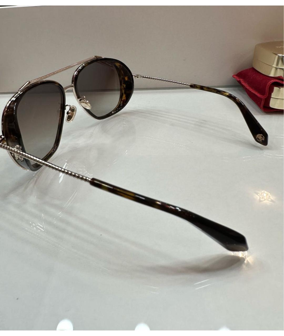 ROBERTO CAVALLI Коричневые солнцезащитные очки, фото 5