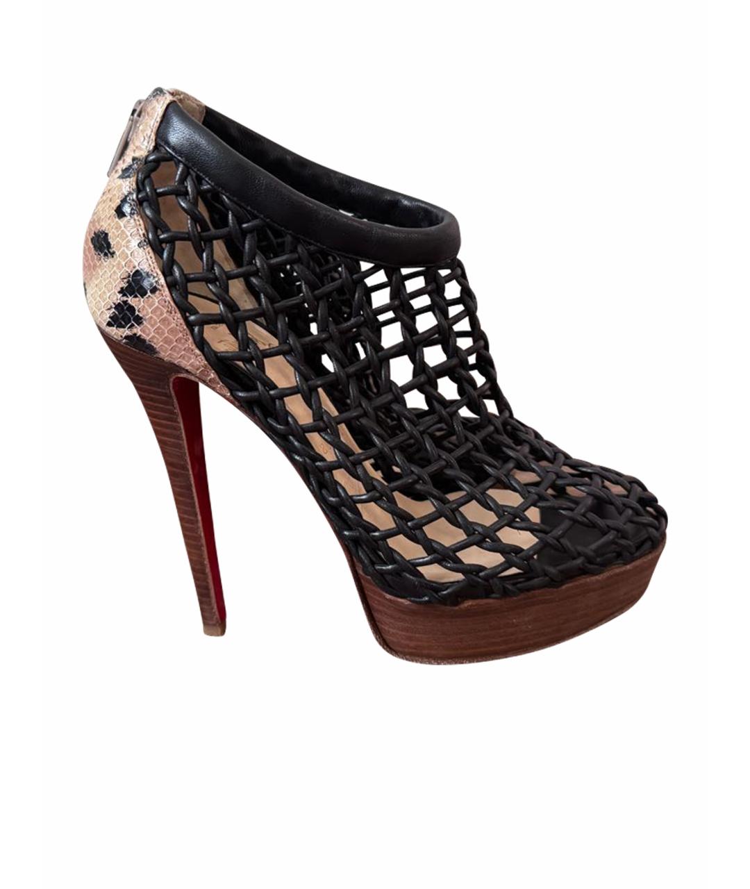 Christian louboutin caged booties best sale