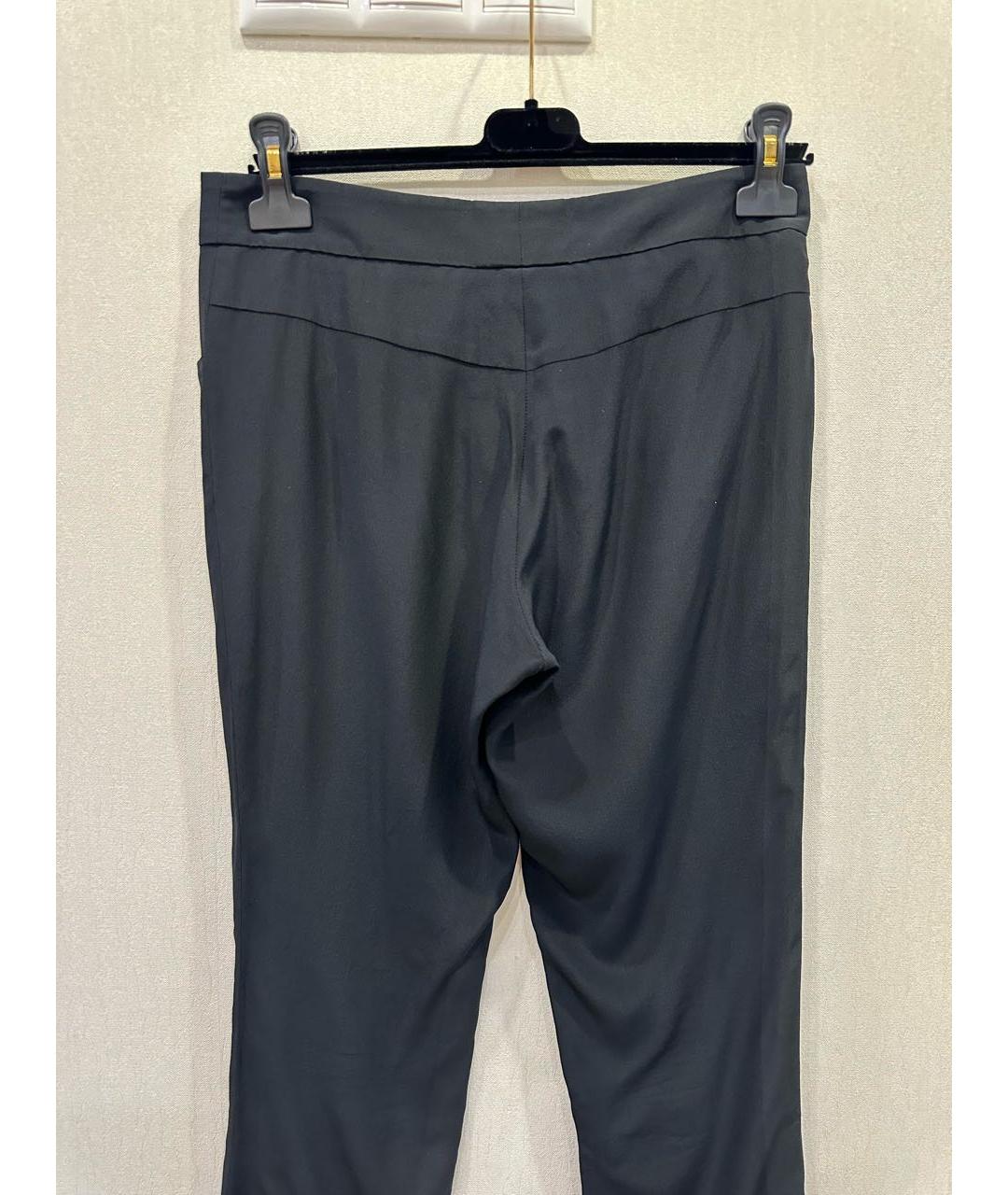 CHANEL PRE-OWNED Черные брюки широкие, фото 4