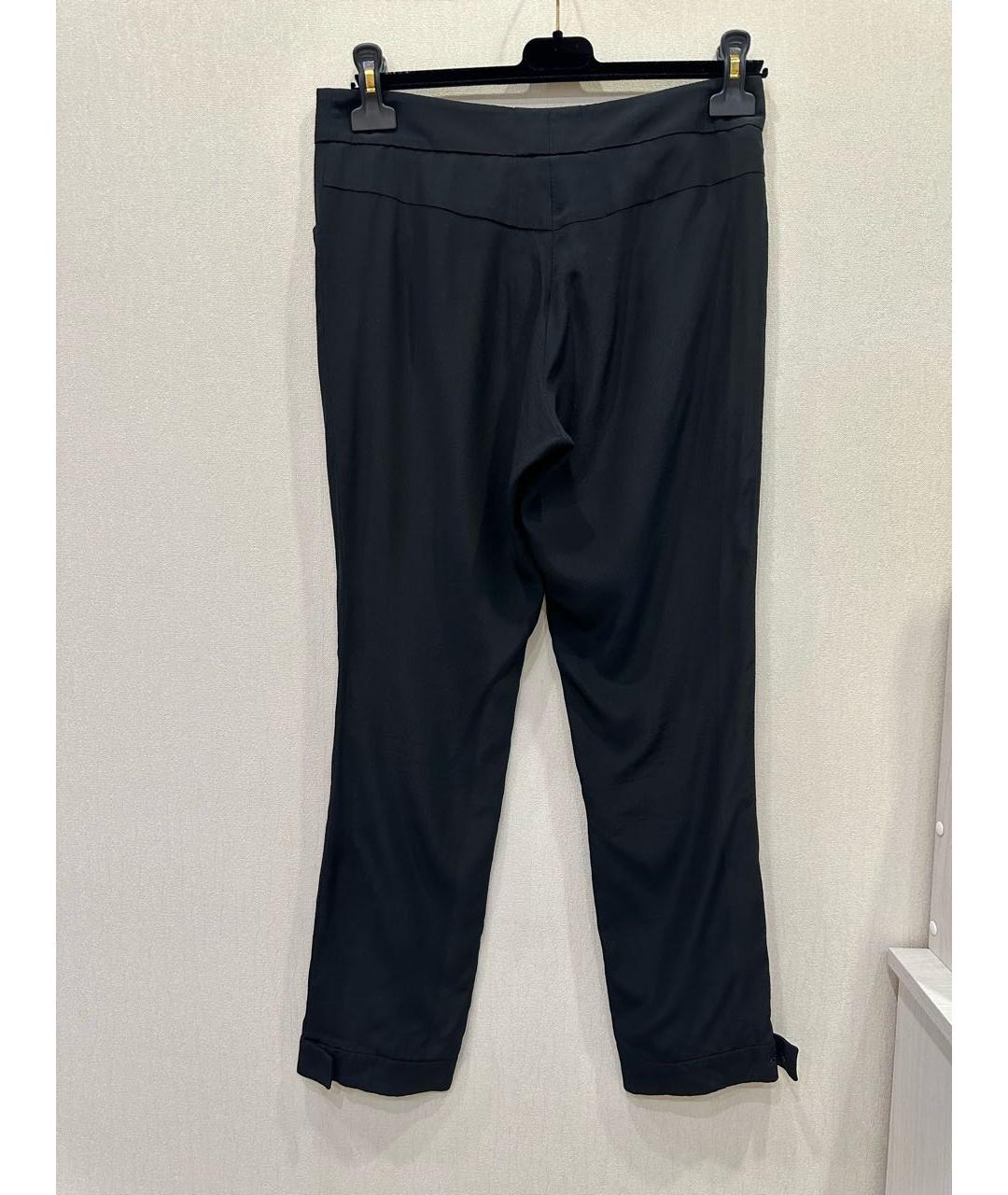 CHANEL PRE-OWNED Черные брюки широкие, фото 3