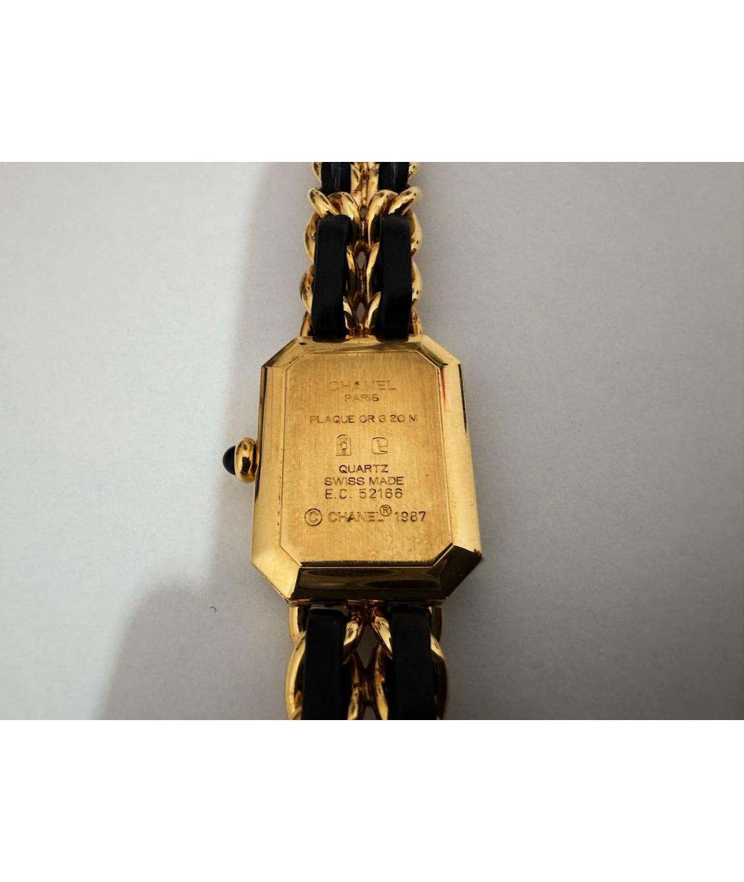 CHANEL PRE-OWNED Золотые металлические часы, фото 8