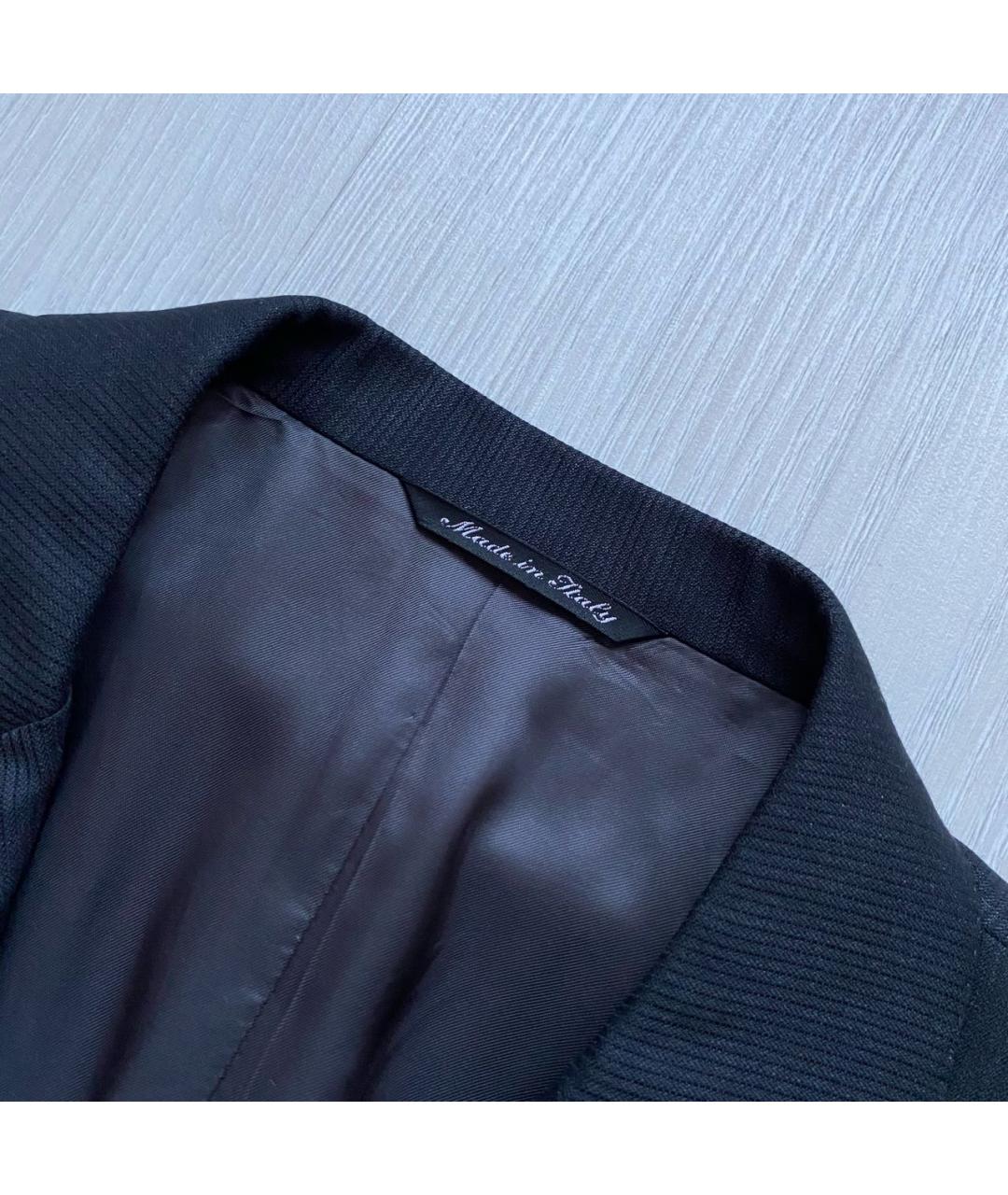 CANALI Черный шерстяной пиджак, фото 3