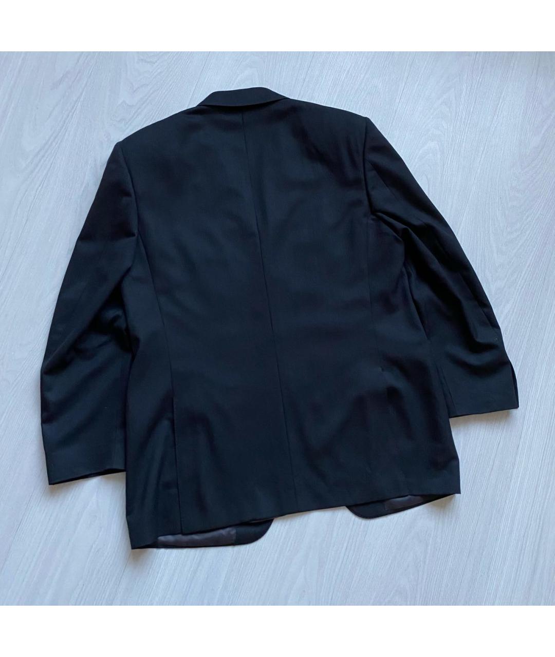 CANALI Черный шерстяной пиджак, фото 7