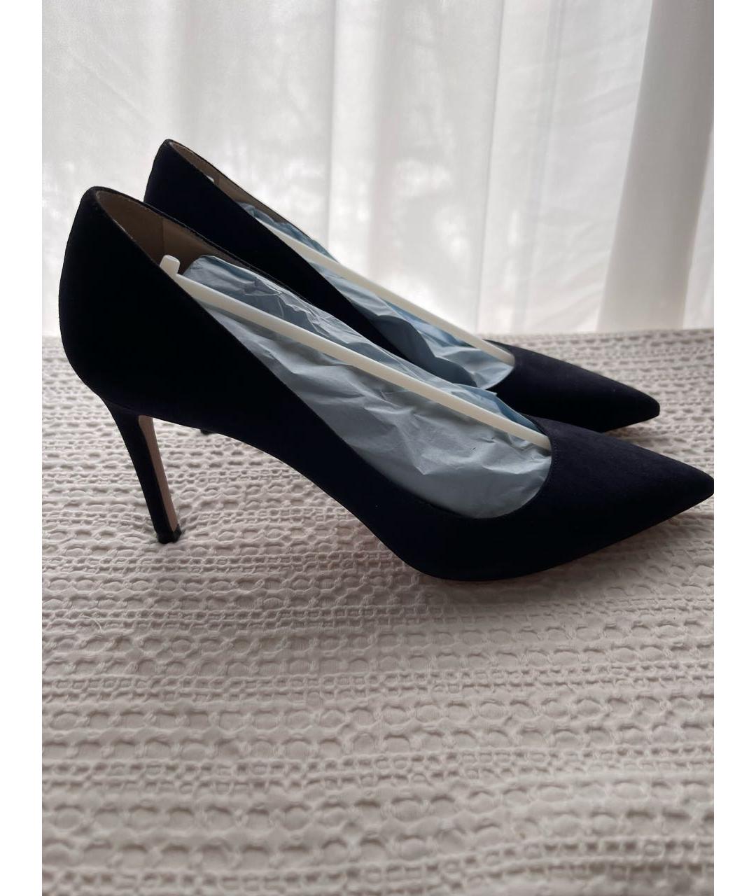 PRADA Темно-синие нубуковые туфли, фото 9