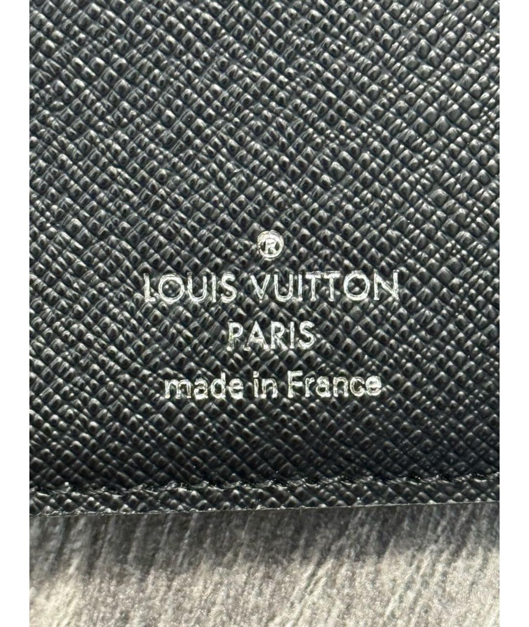 LOUIS VUITTON PRE-OWNED Черный кошелек, фото 8