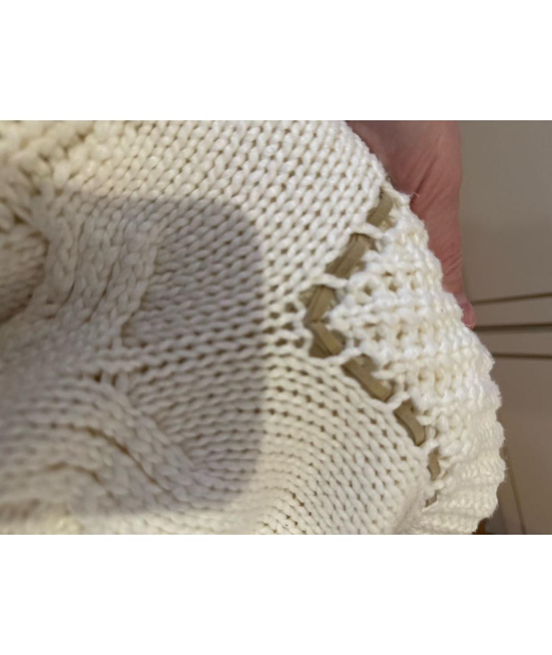 KITON Белый шелковый джемпер / свитер, фото 8