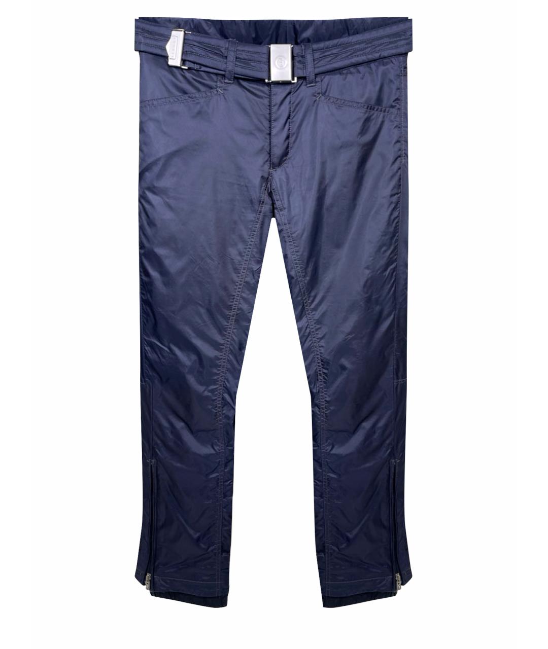 BOGNER Синие полиамидовые прямые брюки, фото 1