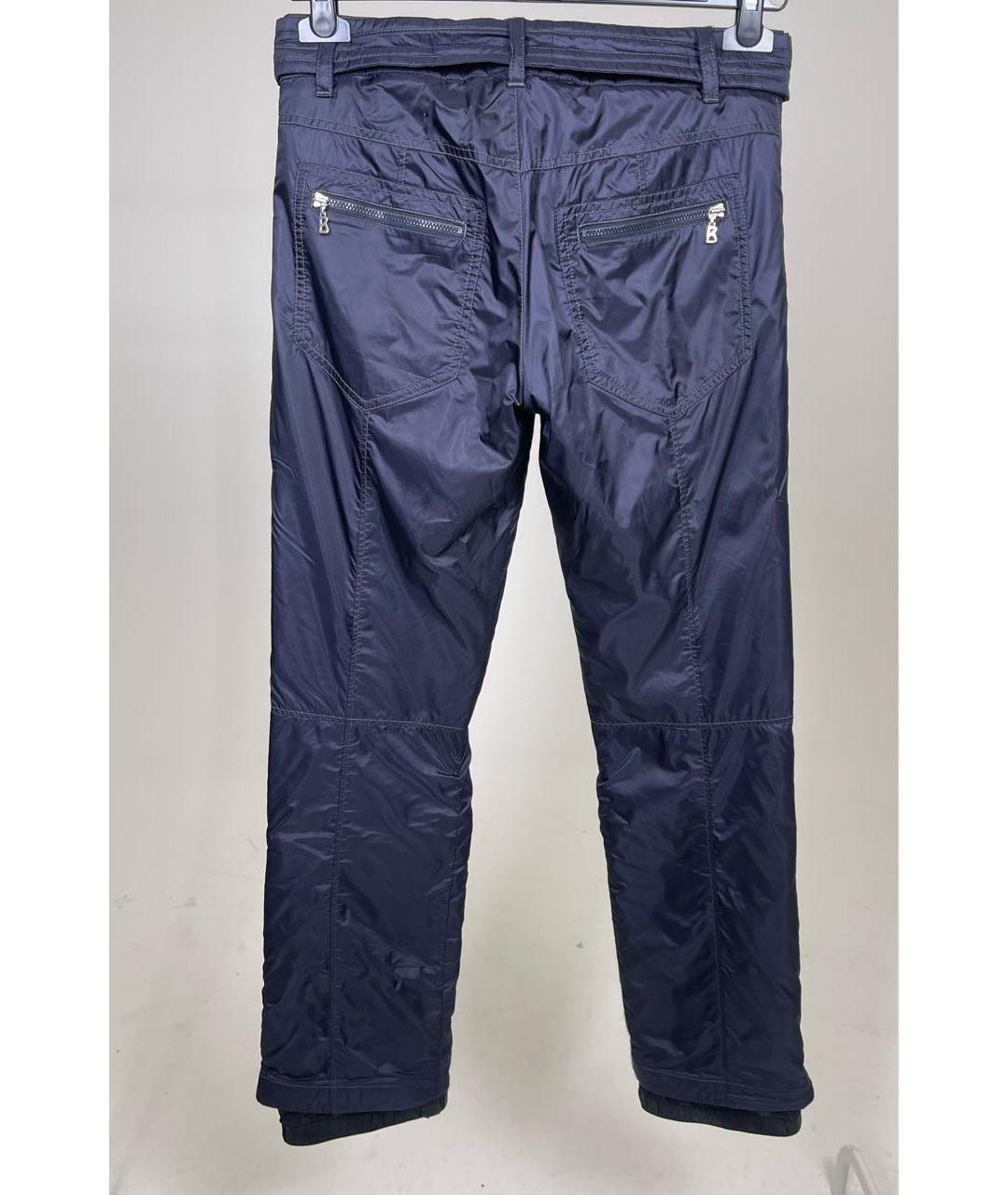 BOGNER Синие полиамидовые прямые брюки, фото 2