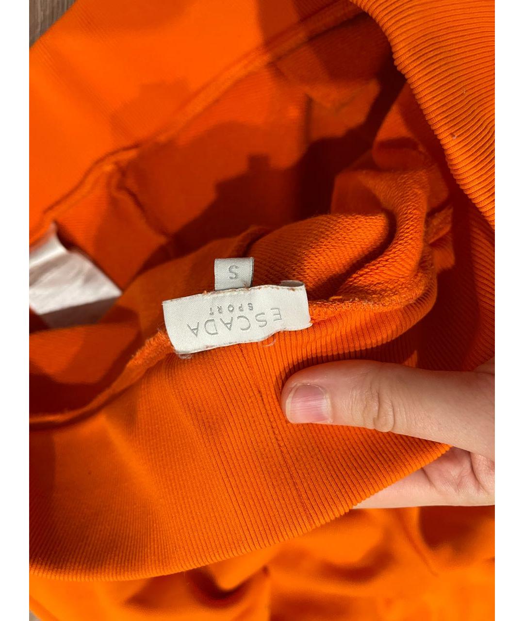 ESCADA Оранжевый хлопковый спортивные костюмы, фото 6