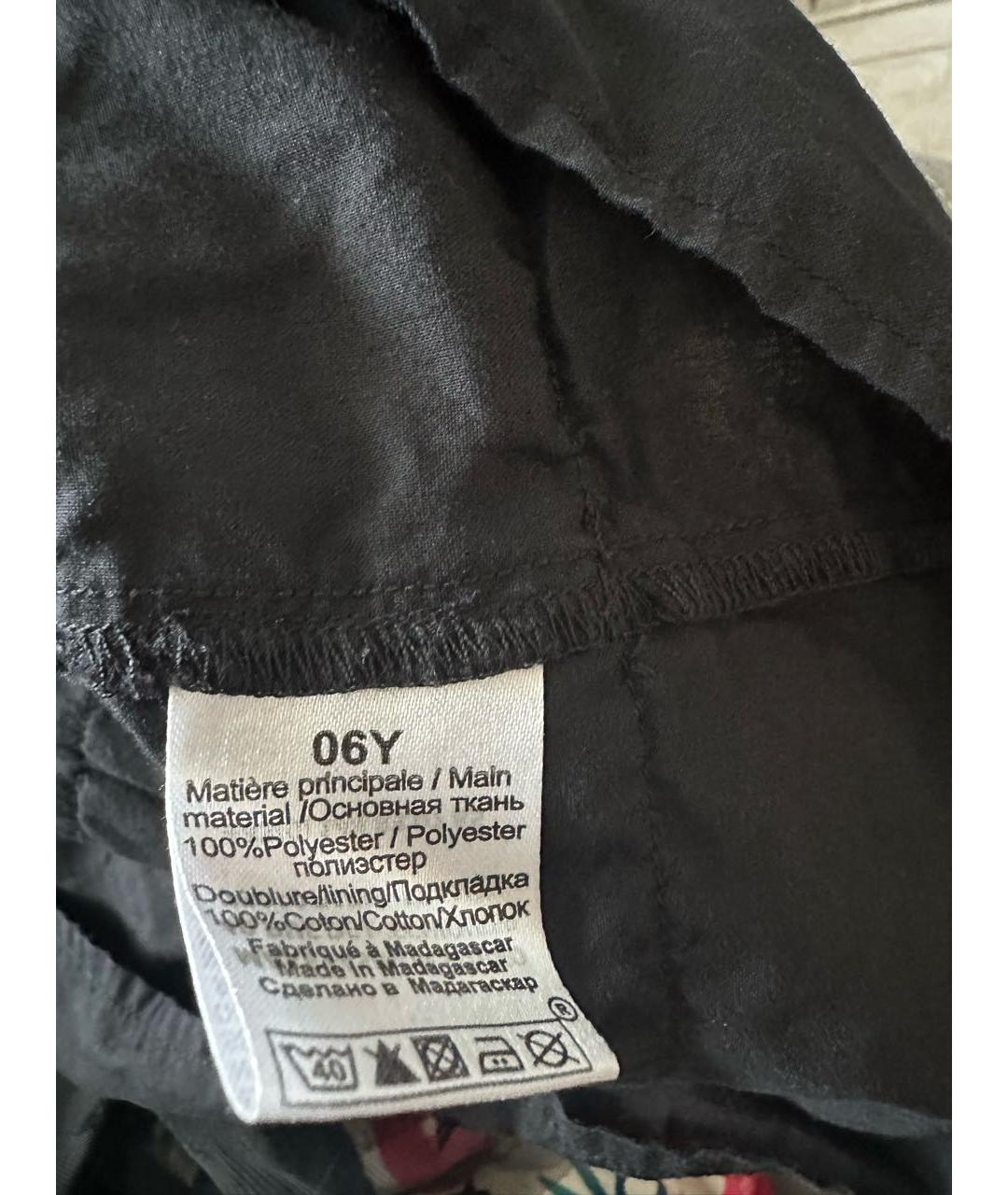 SONIA RYKIEL Черная синтетическая юбка, фото 3