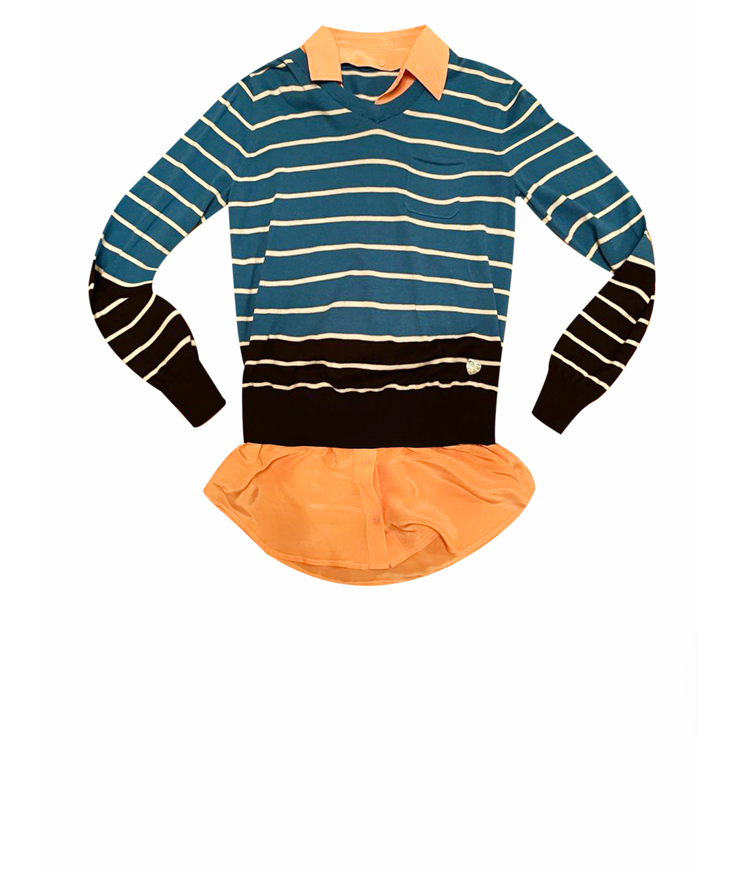 LOVE MOSCHINO Мульти хлопковый джемпер / свитер, фото 1